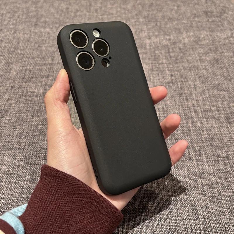 

Роскошные мягкие силиконовые чехлы для телефонов Candy для iPhone 16 15 14 13 12 11 Pro Max Plus 16E противоударные чехлы-бамперы For iPhone 14 Pro&Silicone