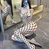 Sex Lingerie Free Sexy Onesie Fishnet Socks Passion Temptation Open Crotch Jumpsuit Temptation