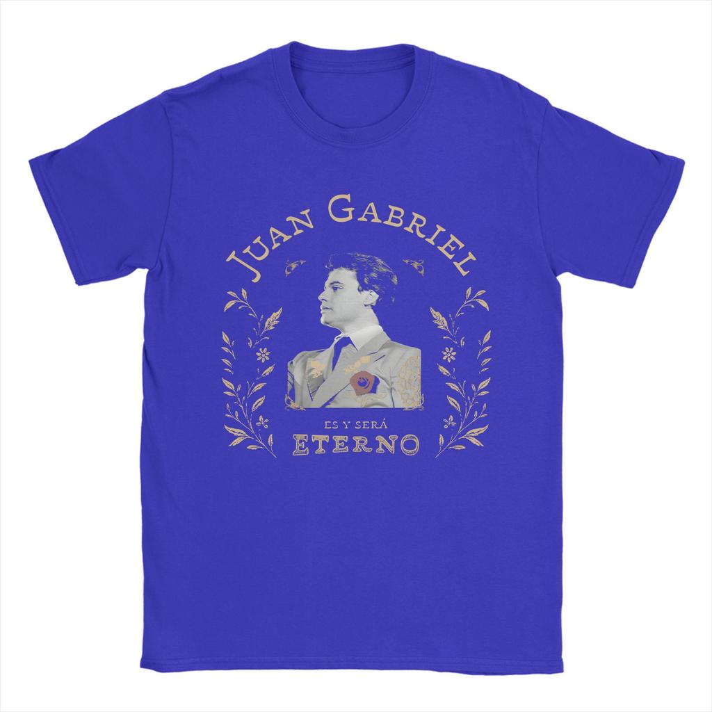 T-shirt Juan Gabriel El Y Sera Eterno da Uomo Fantastica 100% Cotone Girocollo Manica Corta Maglietta Abbigliamento Estivo