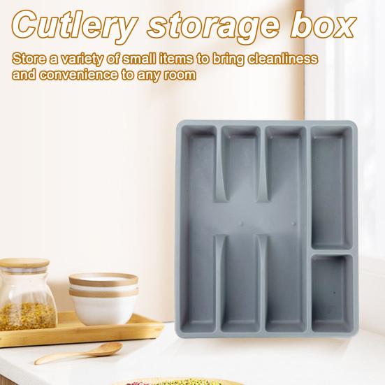 Multi-Compartment Cutlery Drawer Organizer