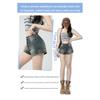 Women's Denim Shorts 2026 Summer New Tight-fitting A-line Jeans