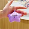 Five-Pointed Star Plush Bag Charm & Keychain - Cute, Girlish Heart Accessory for Backpacks