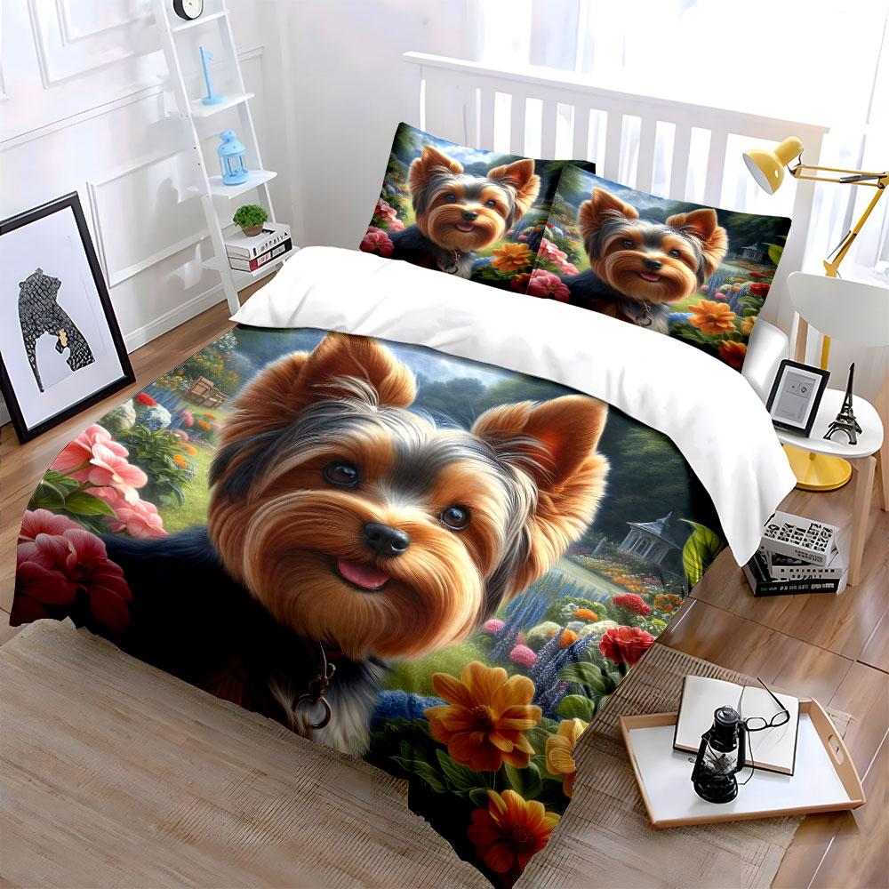 Nature-Inspired Pet Accessory Set Exquisite Three-Piece Bedding Set Gift For Kids And Adults