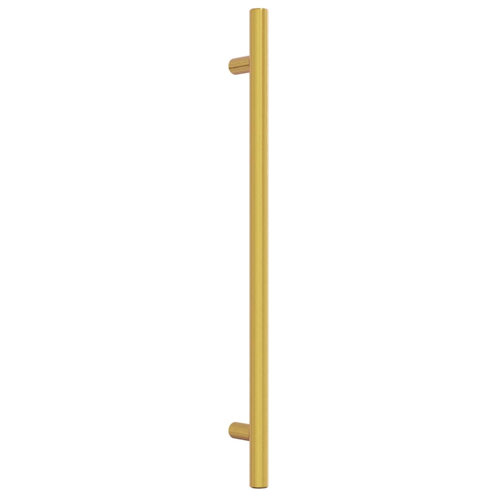 Furniture Handles 10 Pcs Golden 224 Mm Stainless Steel
