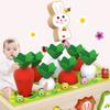 Multifunctional Toy From 1 2 3 Years Carrot Plug-In Game Gift Wooden Toy Sorting Game Wooden Puzzle Carrot Harvest Easy To Use