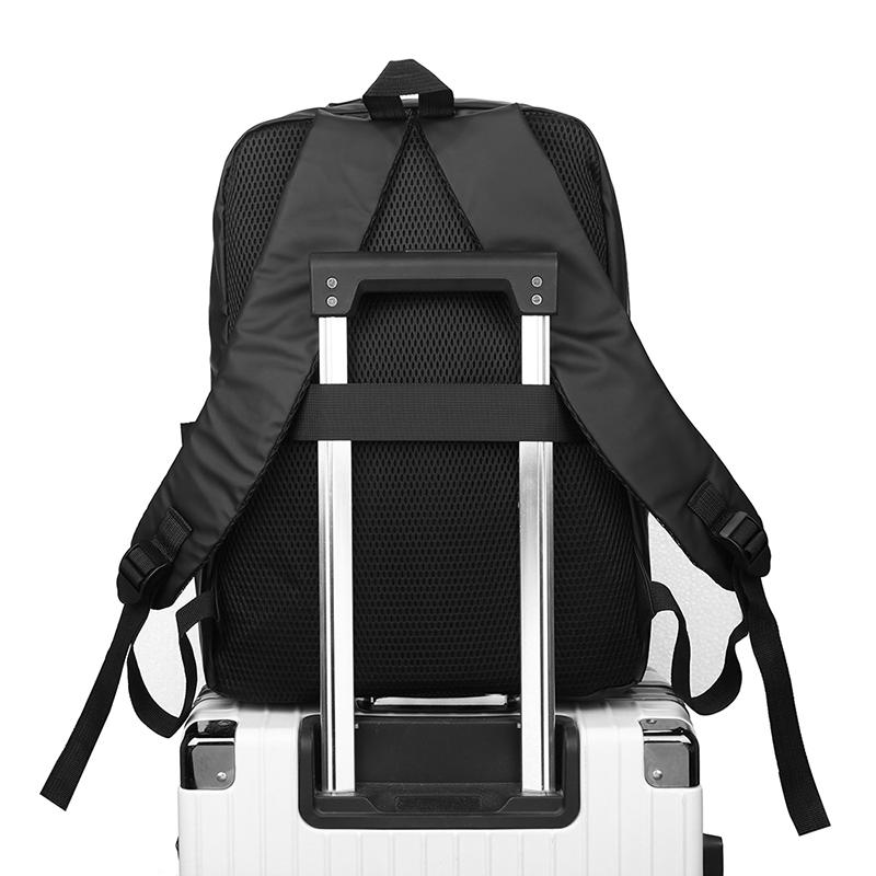 High-Quality Men's Travel Backpack – Large Capacity Nylon Laptop Bag for Business Trips & Outdoor Use