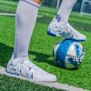33-46 Kinder Fußballschuhe Gummi Weiche Sohle Kurze Stollen Kunstrasen Leder Jugend Kinder Fußballschuhe Herren Sport Übergröße Fußballschuhe