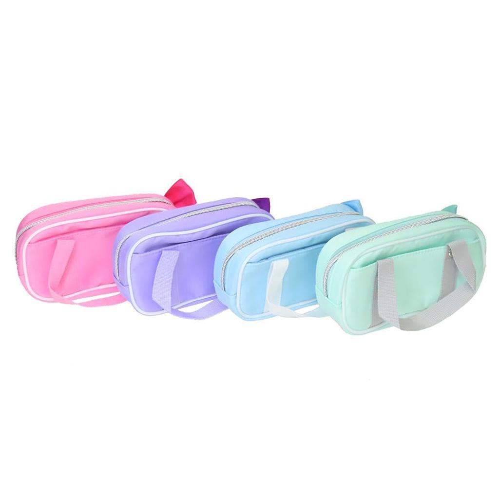 Kamio Japan School Bag Style Pen Pouch, Purple, 229099