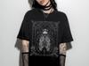 Dark Cottagecore Cicada Graphic T-Shirt, Witchy Goth Insect Shirt, Whimsigoth Dark Academia Clothing, Grunge Gothic Clothes, Gift For Her