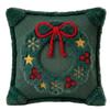 Soft Throw Pillow Cover Christmas Wreath Sofa Cushion Cover Home Decor Pillowcase  Couch