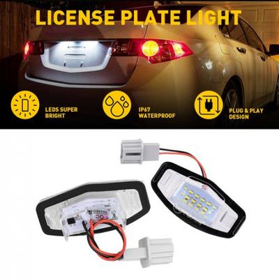 LED License Plate Light Lamp Tag Assembly 6000K White For 2000-04 Honda Odyssey