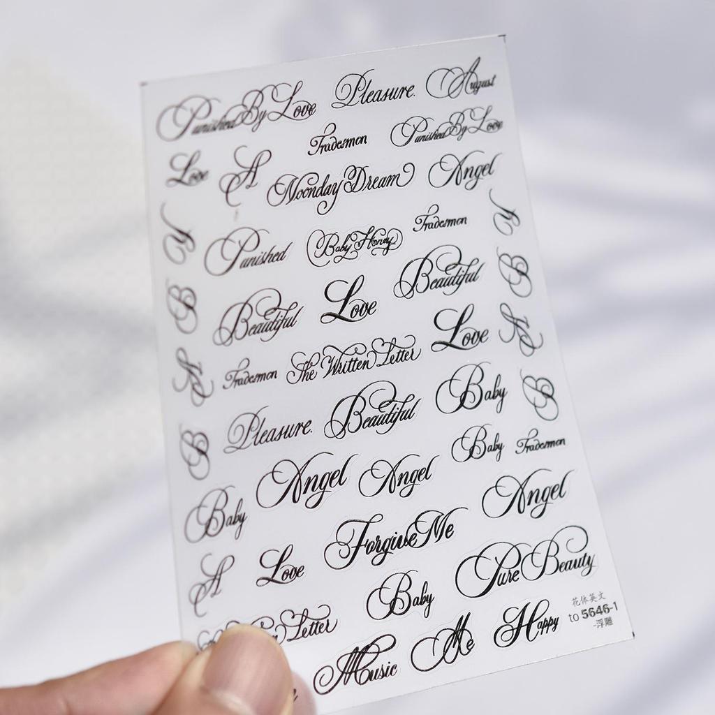 Tomoni Hot Stamping Nail Stickers - Popular DIY Chinese Style Decorative Stickers