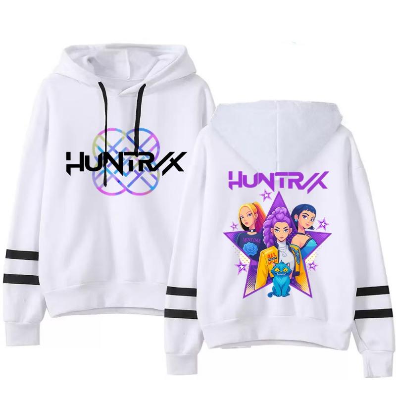 Autumn Fashion Women's Hoodies Anime Demon Hunter Pattern 3D Print Girl Casual Pullover Long Sleeve Sweatshirt Women's Oversized Top Clothing