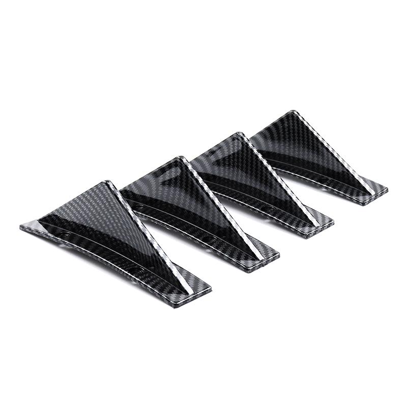 1Set Universal Auto Modifizierter Heckstoßstangendiffusor Spoiler Auto Heckstoßstangendiffusor Spoiler Abs Antikollisions-Autozubehör