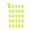25 X 21mm Car Dust Cap Long Wheel Nut Indicators Yellow Safety Wheel Nut Indicators Loosening Check Tool Auto Accessories