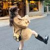 Autumn and winter new models wear fur integrated lamb wool locomotive clothes thickened suede plush coat women