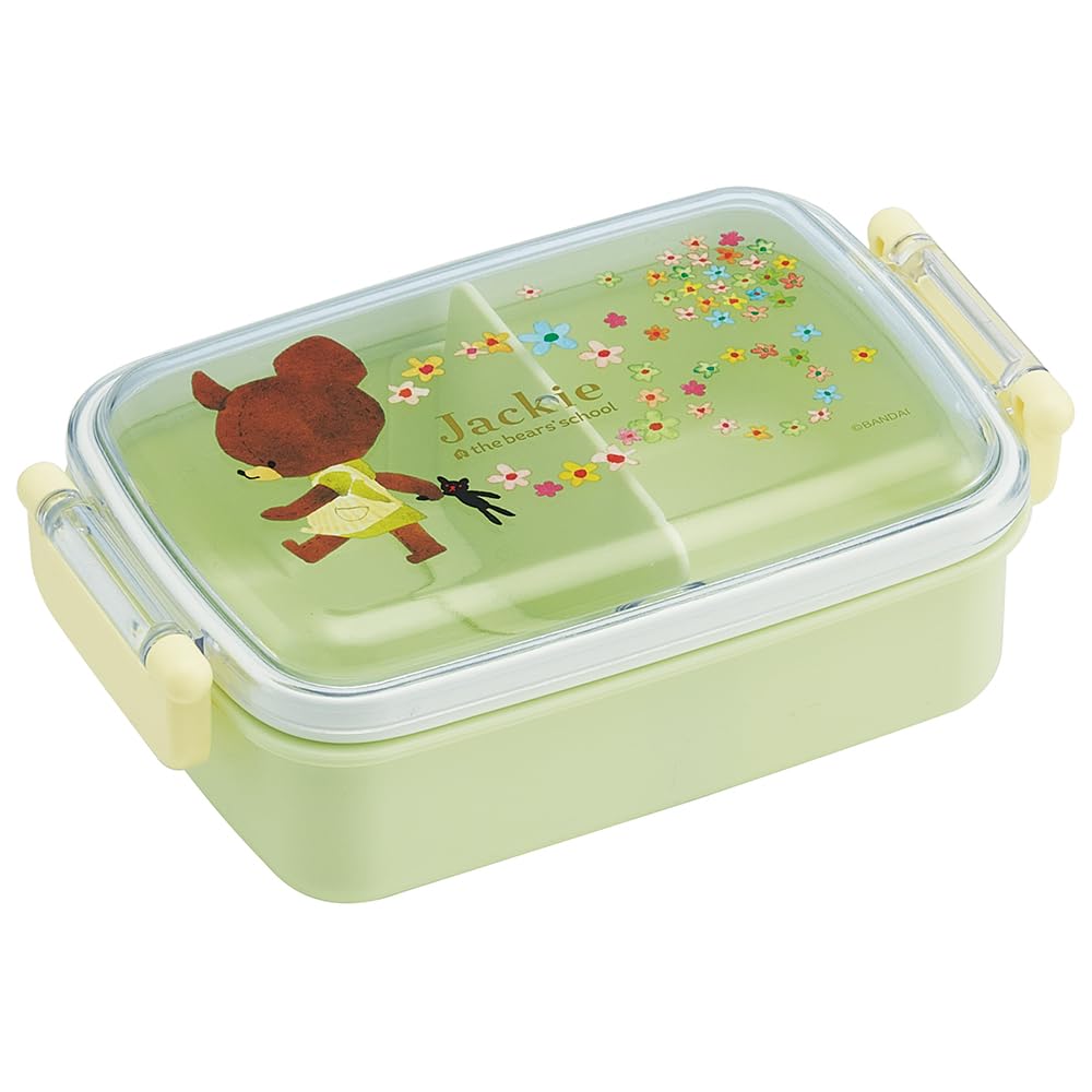 Skater Lunch Single Made in for Girls Kids' Box, Tier, 450ml, Dome-Shaped, Antibacterial, Japan, (The Bears' School)