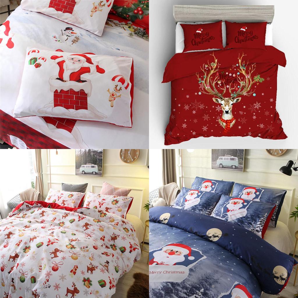 High-quality Father Christmas Duvet Cover And Pillowcases For All Bed Sizes