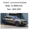 Car Sunshade For BMW iX I20 2022-2025 2023 Sunroof Shades Electrostatic Adsorption Visor Auti-UV Sun Protection Auto Accessories