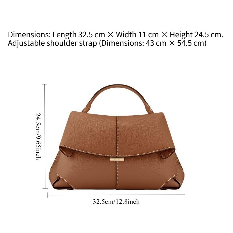 1PC Smile Bag French Bolingen Niche Leather Women's Bag Premium Folded Handbag Crossbody Bag Women's Bag