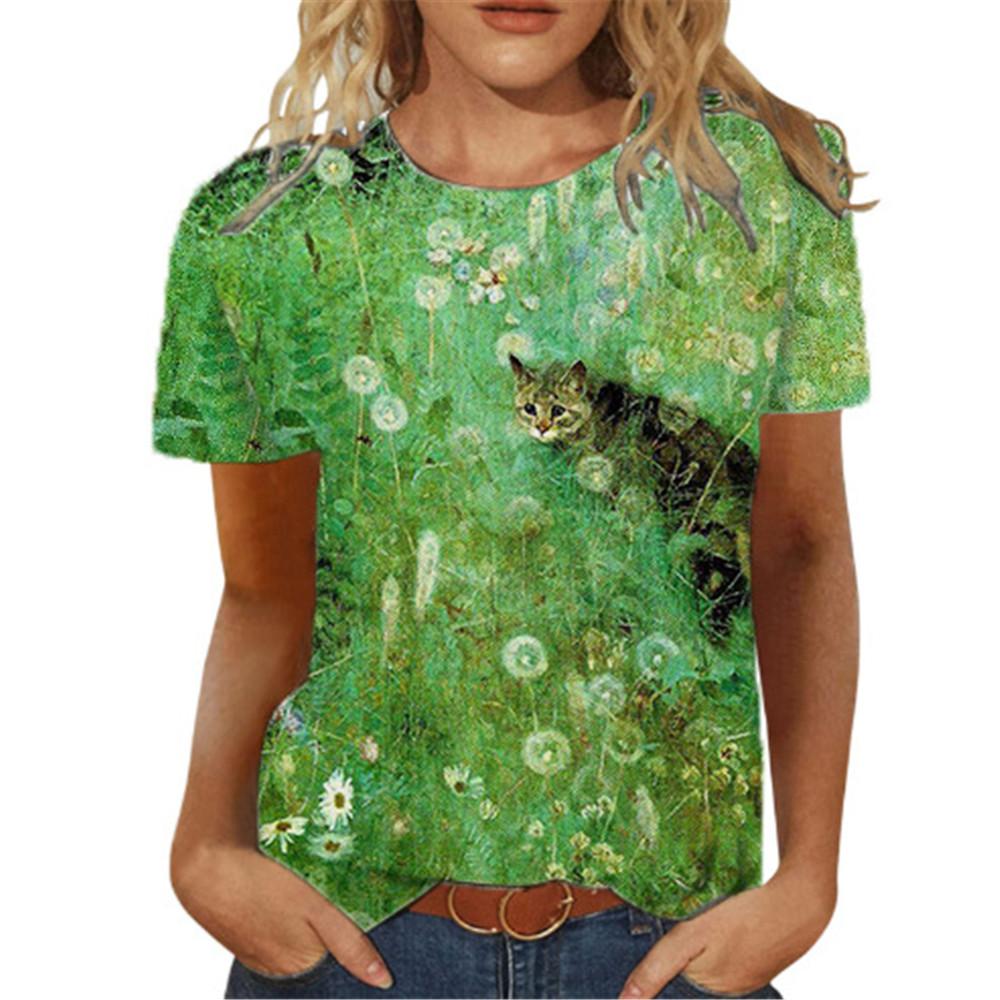 Модная летняя повседневная сексуальная футболка в стиле хип-хоп с круглым воротником — фото 15