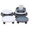 Lvgengren Mobile Plant Pot Caddy with Universal Wheels