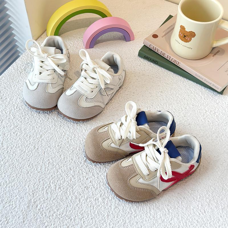 Chaussures Décontractées pour Enfants Bout Rond Antidérapantes Baskets Garçons Filles Semelle Souple 2025 Nouvelles Chaussures Plates pour Enfants Maille Aérée Respirantes Confort