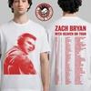 1Zach Bryans Con el Cielo Arriba Tour 2026 Merch Con Fechas Camiseta Unisex