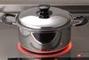 Yoshikawa Integrate Tsubame-Sanjo 22cm 4.5L Double-Handled Pot with Lid, Induction and Direct Heat Compatible, Made In Japan, SJ3396