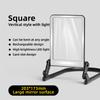 Rechargeable Foldable Neck Magnifier with LED Light, Hands Free Magnifying Glass for Close Work, Crafting, Repair, Low Vision
