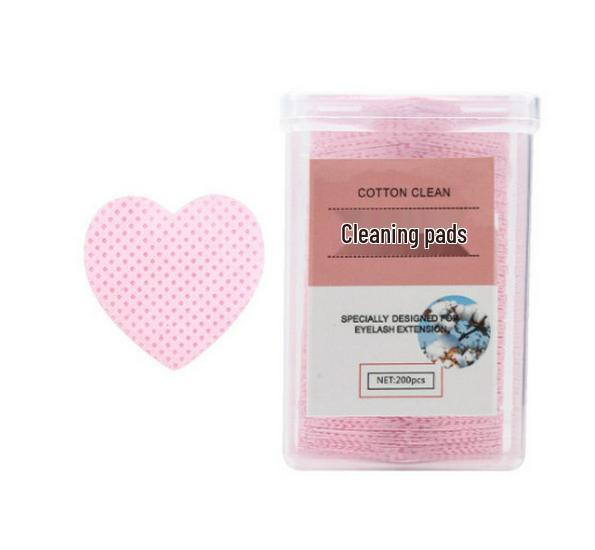 Grafting Eyelash Glue and Nail Art Remover Wipes - Non-woven Fabric Cotton Pads