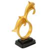 Resin Dolphin Home Decoration Elegant Photography Prop Ornament for Living Room Office