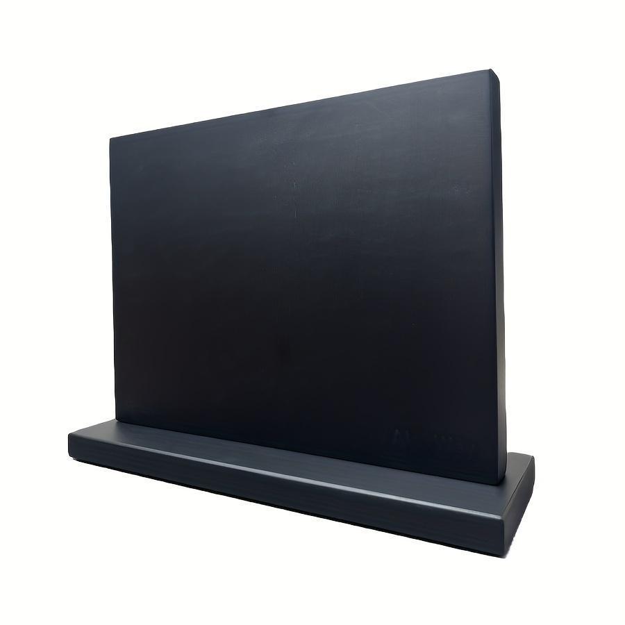 Double-Sided Magnetic Black Acacia Knife Holder