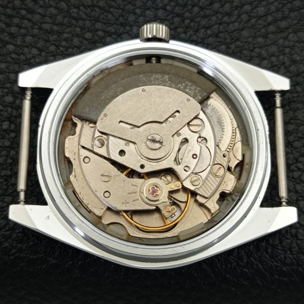 REFURBISHED AUTOMATIC SEIKO 5 MENS WATCH JAPAN MADE BLACK DIAL CUSTOM A440095-2 QV90-a440095