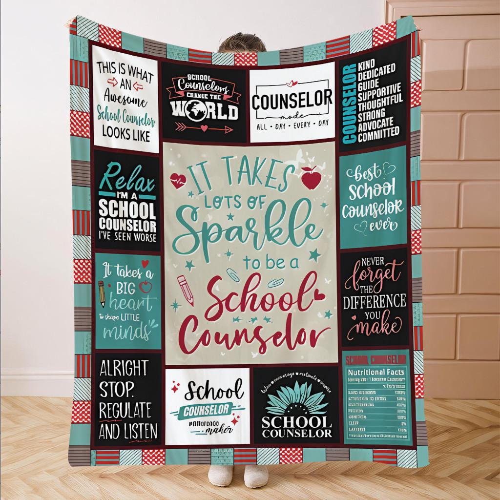 Extra Large Starry Peacock Blanket - Soft Flannel Throw 70x100cm