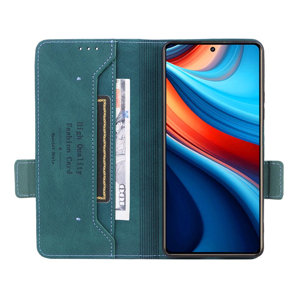 Redmi Note 13R Pro Magnetic Buckle Leather Flip Case