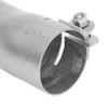 2 Stück 40mm Flach Weithals Schweißdüse Edelstahl Hitzebeständig für Heißluftschweißgerät PP PVC Kunststoffplattenauslass