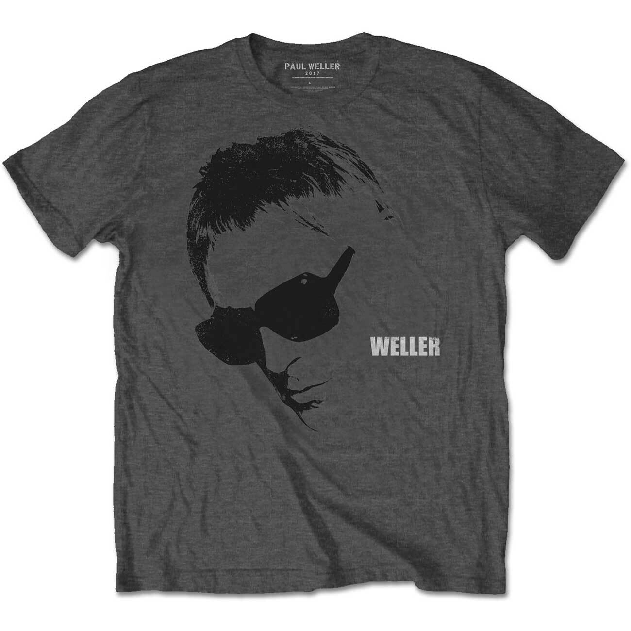 Футболка Paul Weller Очки Modfather The Jam Band Официальная Новая Серая 3XL