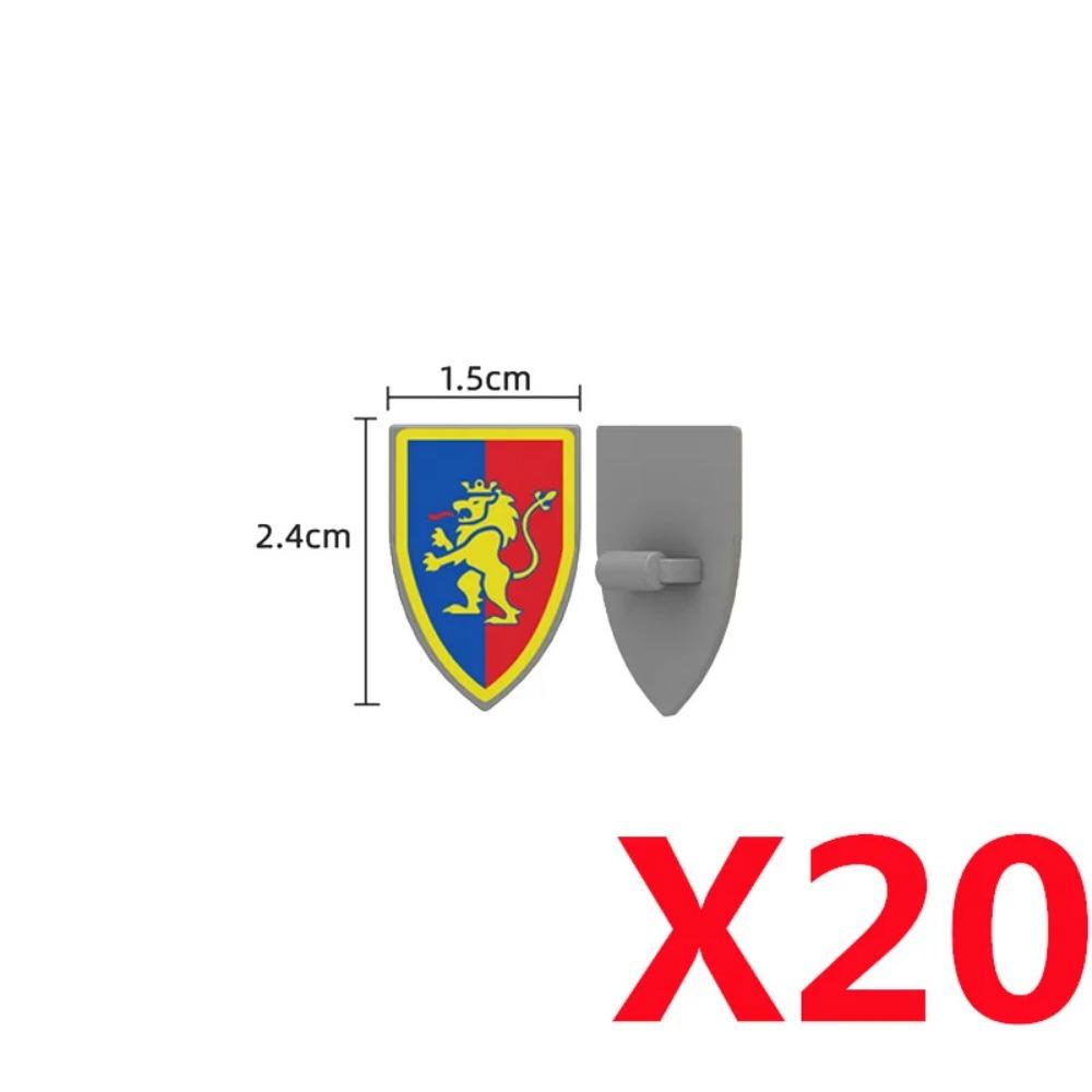 MOC Stredoveký červený lev Čierny orol Hrad Vojak Rytier Kôň Mount Stavebný blok Vojenská postava Vesta Brnenie Vlajka Hračka Darček B036
