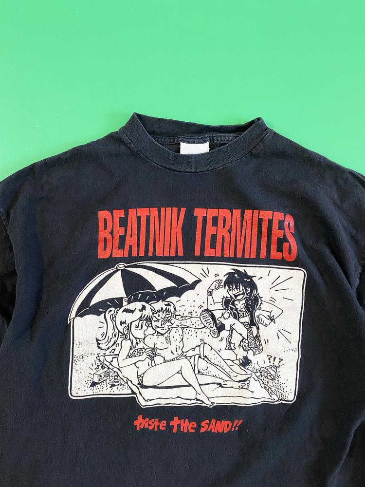

1995 BEATNIK TERMITE #039;Taste The Sand#039; Album Black All Size TShirt AE27 Unisex T-Shirt XXXXL