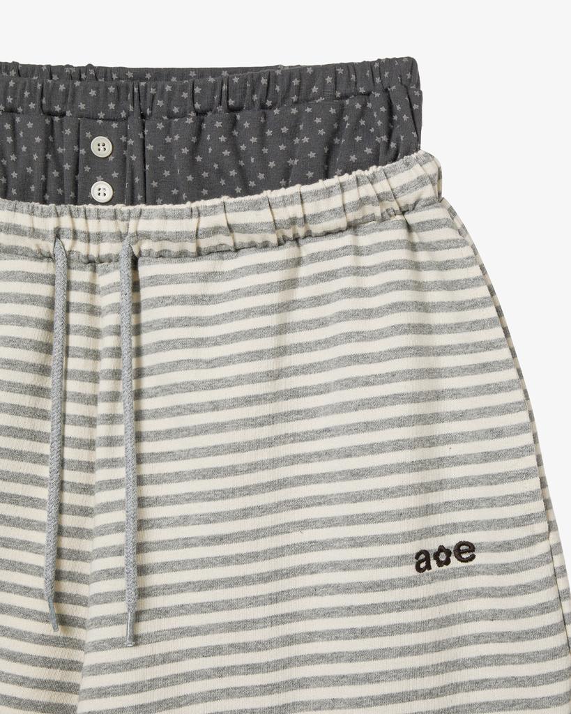 Eiieii Briefs Layered Sweatpants [Grey]