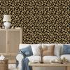 Golden Leather Wallpaper Ochre and Gold for Living Room and Bedroom 50x1000