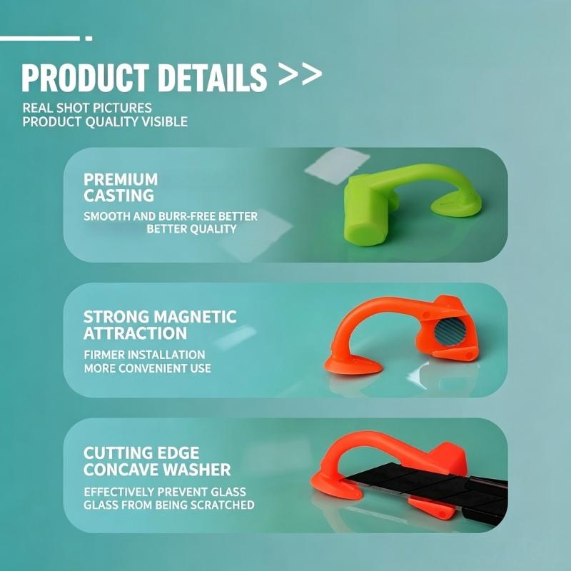 Window Film Cutting Pad with Magnetic Positioning Design Corner Finishing and Buffer Support for Car Edge Trimming,
