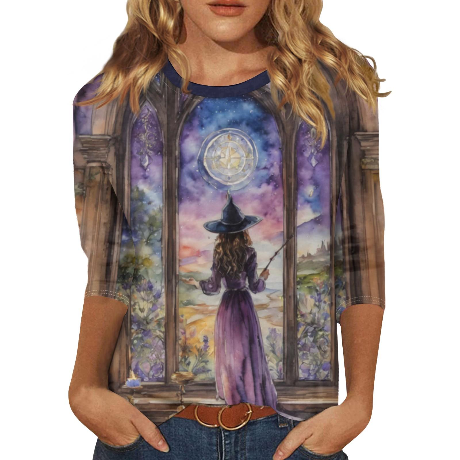 Женские летние рубашки с рукавом 3/4 — фото 3