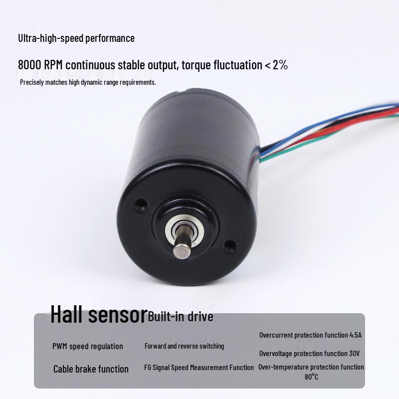 4260 High-Power Brushless DC Motor, Silent, Variable Speed, 12V/24V