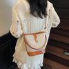 Retro bucket bag women's summer new fashion simple shoulder bag commuter messenger bag