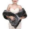 Women's Winter Faux Fur Bridal Shawl Wrap