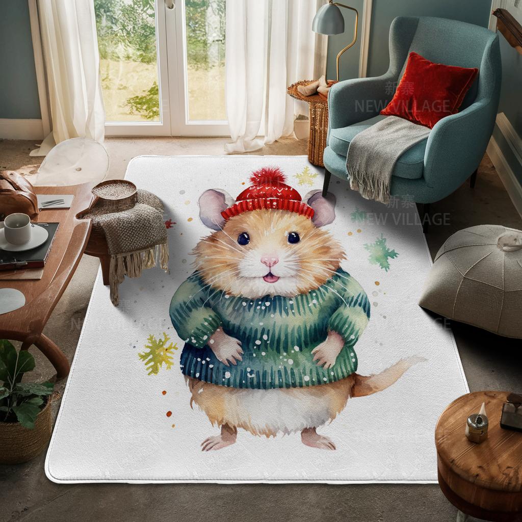 Koberec ke vchodu do domu Rohožka ke dveřím do domu Obývací pokoj Vana Koupelna Protiskluzové koberce s absorpcí vody vana Veselé Vánoce zima