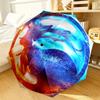 Kombat Dragon In Flames Umbrella 8-Frame for Travel, camping, Casual Lightweight Portable Umbrella, Essential for every family Holidays Gift