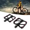 2PCS Road Bike Pedals Aluminum Alloy Anti Slip Lightweight Flat   Pedals for Mountain Bike